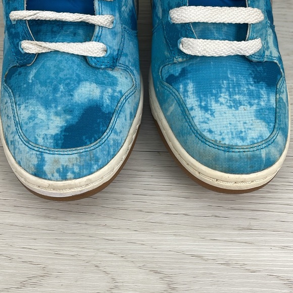 Nike Dunk Sky Hi Wedge Clearwater Tie Dye-Women 9 - Picture 2 of 14